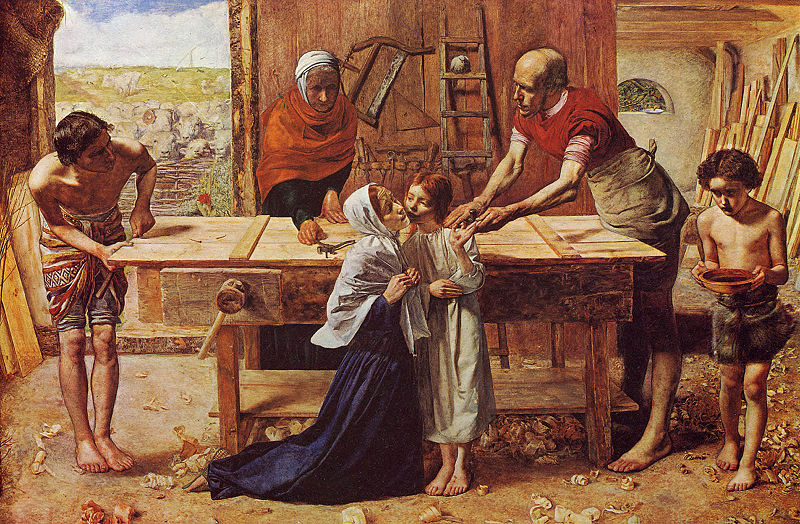 Christus im Hause seiner Eltern